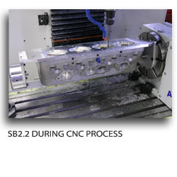 SB2.2 Small Block Chevy Racing Cylinder Head CNC Process