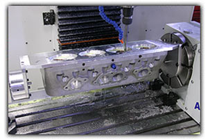 CNC Machining Services At M&M Competition Racing Engines, Cyclinder Head