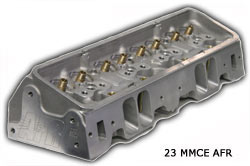 M&M Competition Engines 23 degree AFR Small Block Chevy Racing Cylinder Head